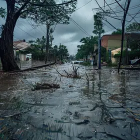 chuva forte Curitiba