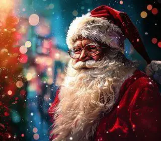 Cartão Multimídia do Papai Noel