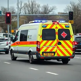 ambulâncias têm preferência no trânsito