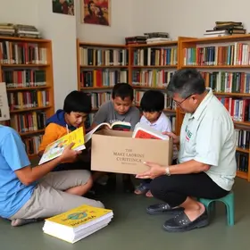 Tem livros para doar?