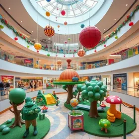 atrações para crianças nos shoppings de Curitiba