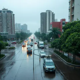 chuva intensa região de curitiba