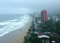 granizo e chuva forte