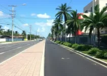 implantação de calçadão