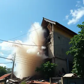 desabamento em Curitiba
